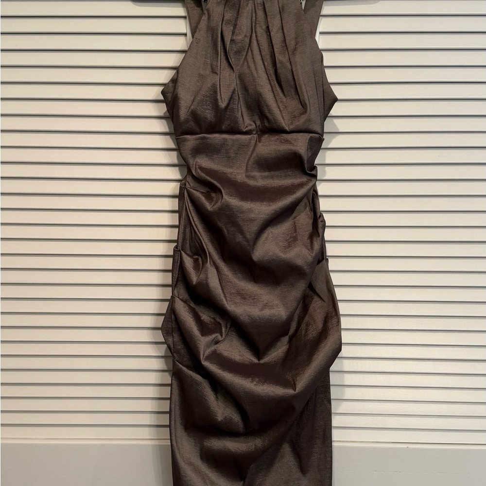 Cache Chic Brown Backless Dress